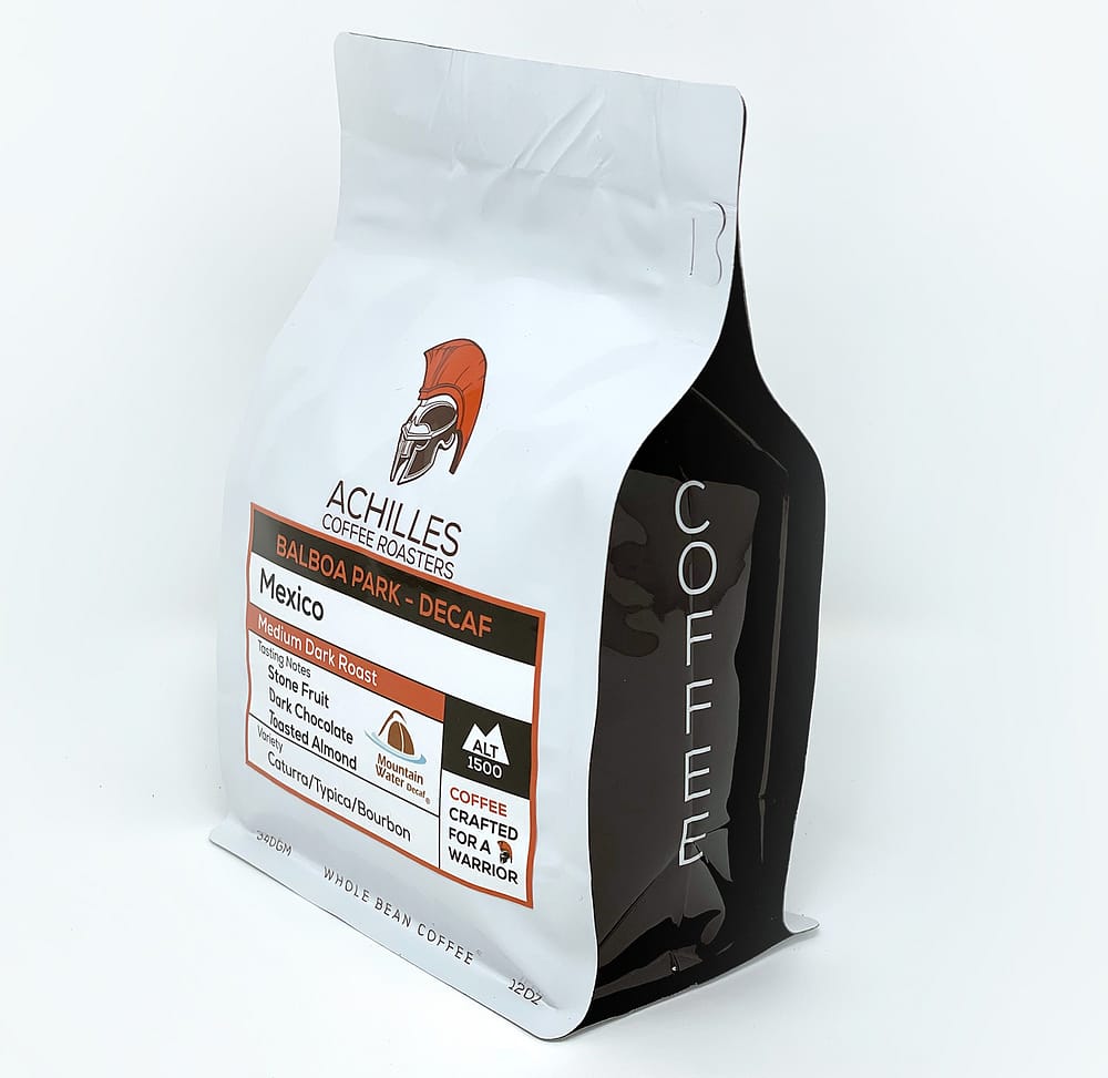 Mexico Mountain Water Decaf Achilles Coffee Roasters